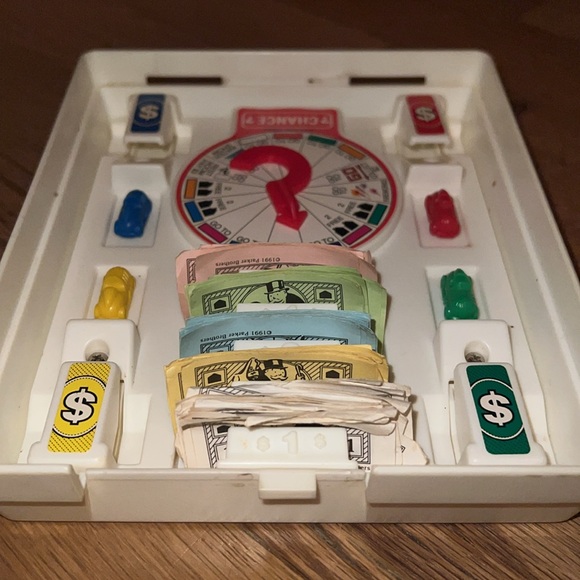 Vintage Monopoly Junior Travel Game - Picture 4 of 7